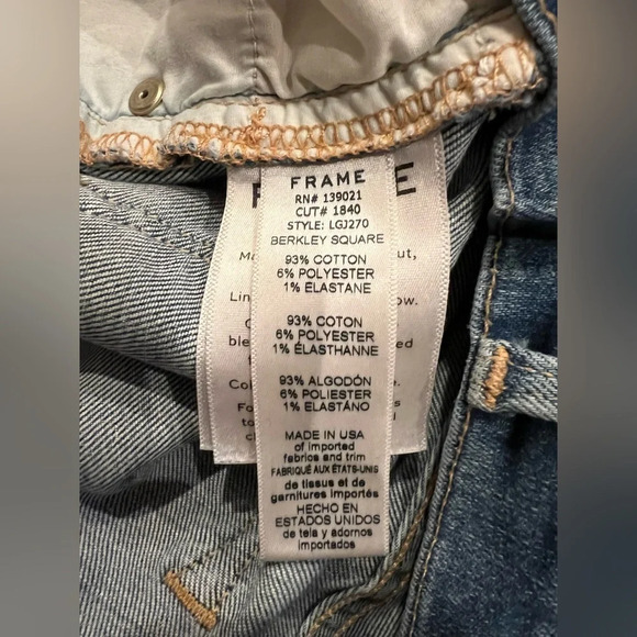 FRAME Le Garçon Berkeley Square Women’s Jeans Size 26 - Picture 5 of 11